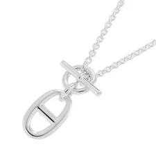 HERMES Chaine d'Ancre Amulette Necklace SV925
