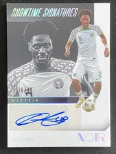 Ola Aina 2024-25 Panini Noir Showtime Signatures Auto /99 #SO-OLA