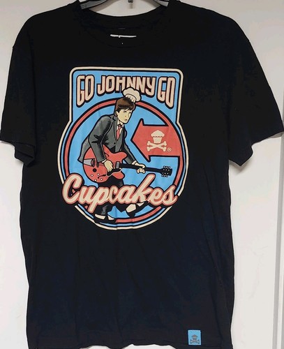 Johnny Cupcakes Back to the Future Marty McFly Go Johnny Go Tee Men M