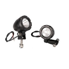 2 Pcs Offroad 1.7 Inch Round Motorcycle Led Fog Light Pods 6000k 12v24v Dc