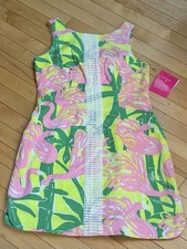 2015 NWT Lilly Pulitzer Sleeveless Shift Dress Flamingos Pink Target Collab Sz 2