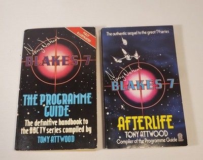 Terry Nation's BLAKE'S 7 AFTERLIFE, TV series sequel PB by Tony Attwood 1987 VG