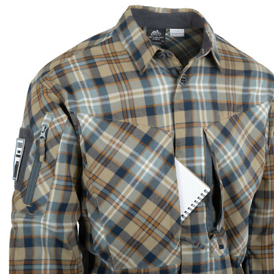 Flannel Shirt Long Sleeve Helikon Tex MBDU Mens Tactical Urban