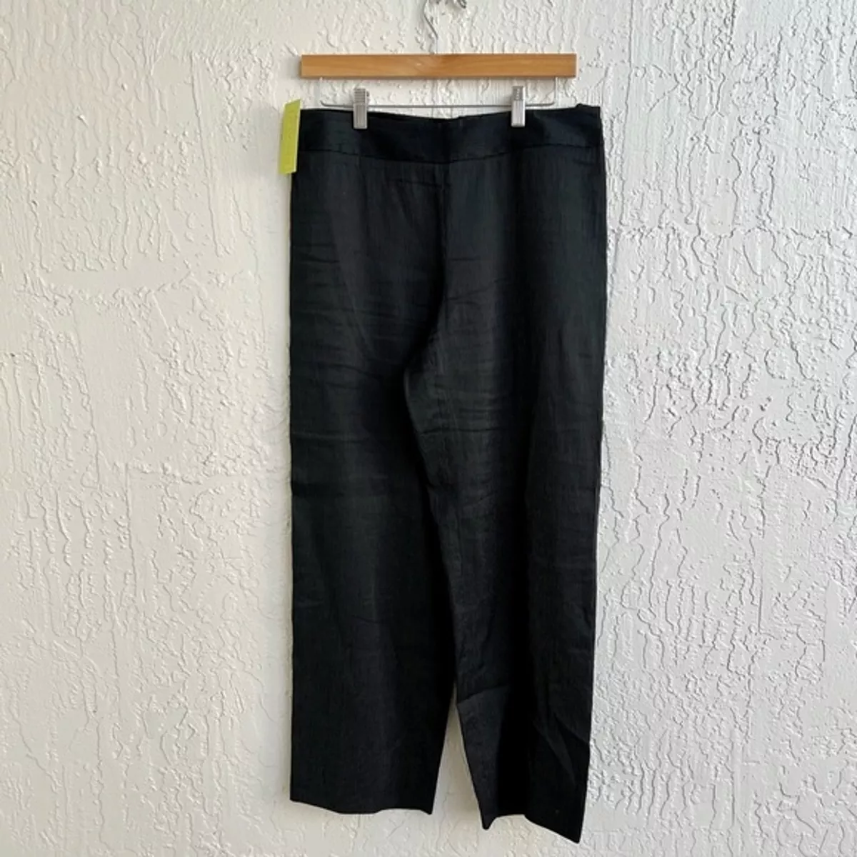 Giorgio Armani wide leg pants silk- linen pinstriped size 8 | eBay