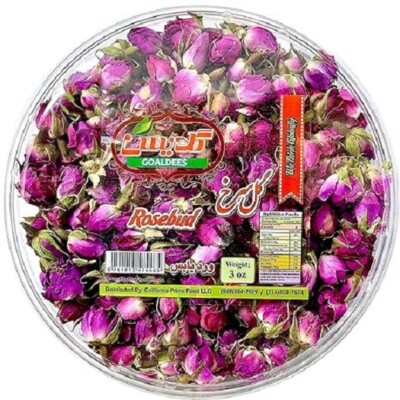 2 Pack  Dried Rosebuds   Whole Natural Edible Roses for Tea, Skincare, & Craft