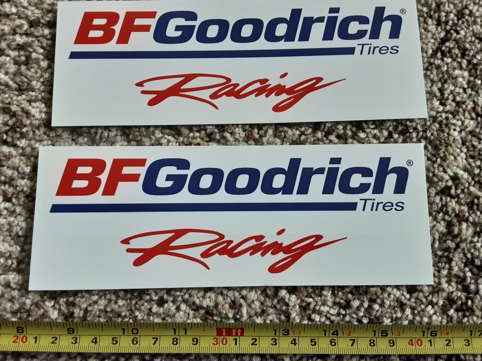 Goodrich Racing Lot of 2 BF Goodrich Racing Tires Decals Stickers Nascar NHRA PDRA ...