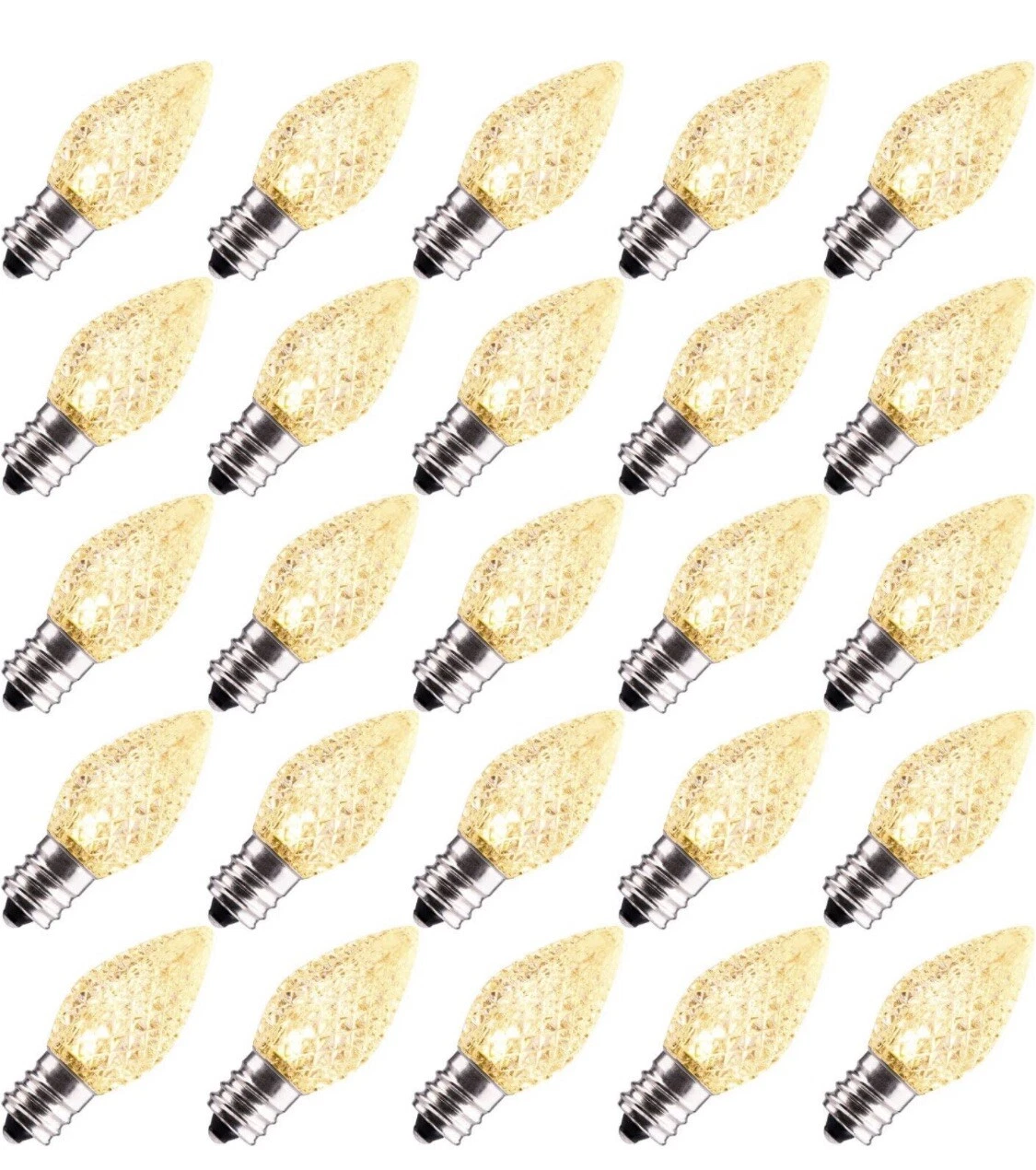 Holiday Bright Lights LED C7 Replacement Christmas Light Bulbs