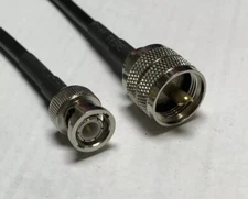 PL-259 UHF Male to BNC Male RG223 Low Loss Coax Cable Pick Length Lot USA Fast