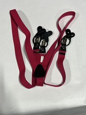 Mens Pierre Cardin Red Suspenders One Size NEW