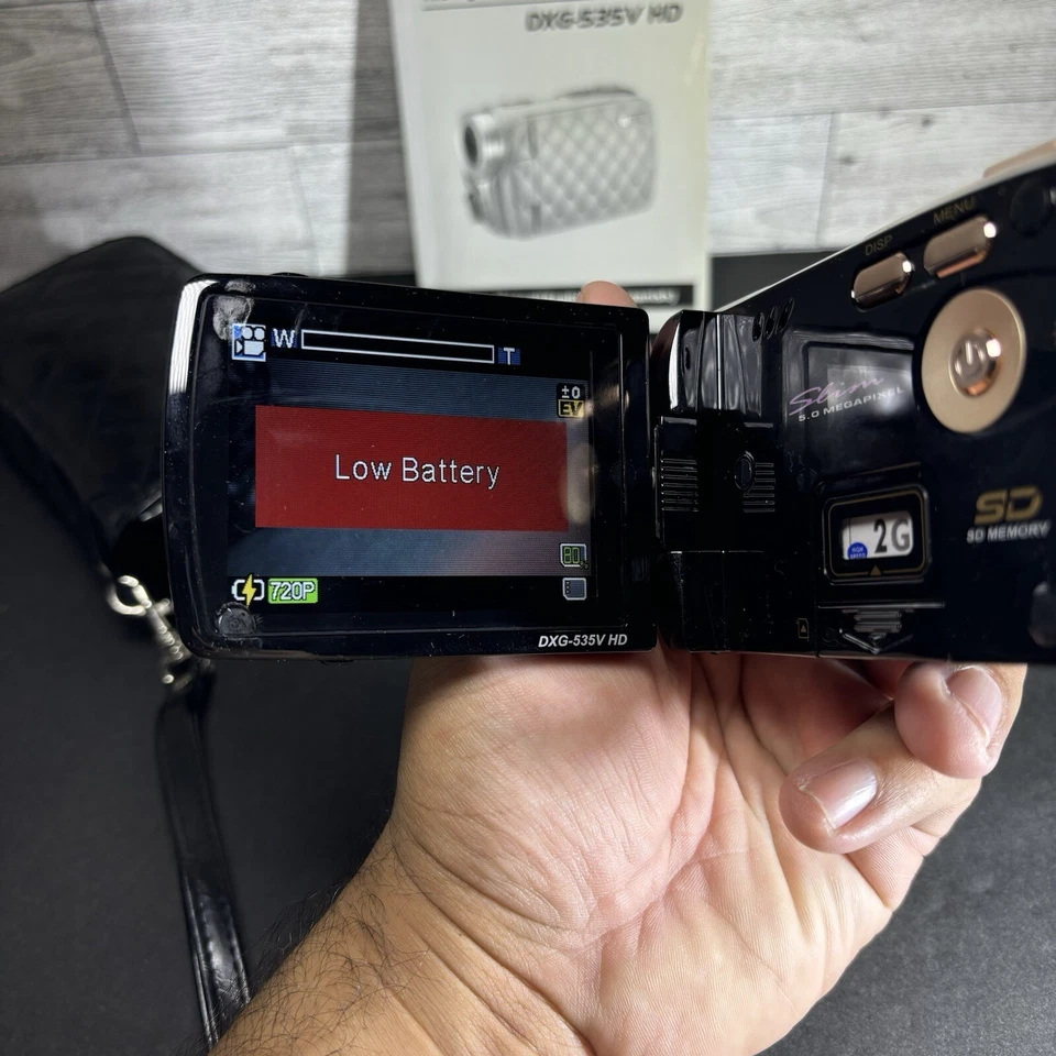 DXG - Videocámara Digital Riviera - LCD 3" - CMOS - Negra Modelo:DXG-535V Probada Foto 4 de 4