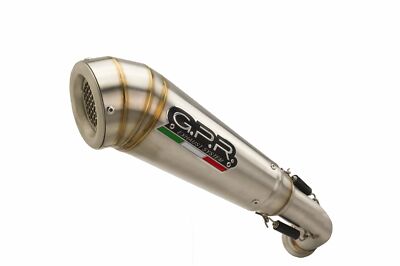 Dui Monster 1200 S-R 2017-20 E4 GPR Powercone Evo Homologierter Slip-On Auspuff