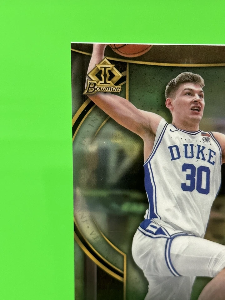 🏀🏀2022-23 Bowman University Chrome Invicta #BI-3 Kyle Filipowski, Duke!!🏀🏀 - Image 4 of 4