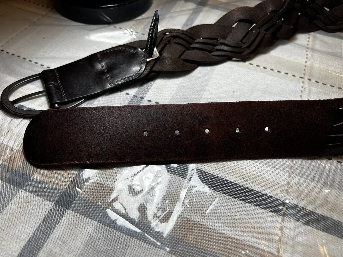 Banana Republic Braided Belt 100% Genuine Leather Y2K  display picture 3
