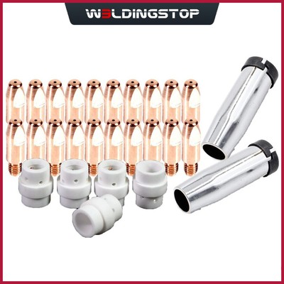 Contact Tip 140.0379 Gas Nozzle Shield Gas Diffuser for Binzel MIG Welding Gun