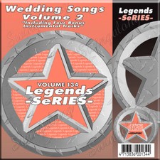 LEGENDS KARAOKE CD G-134,WEDDING SONGS,Ave Maria,Wedding March,Lord's Prayer 