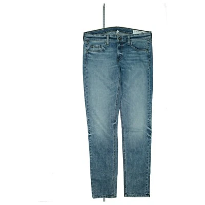 rag & bone DRE Damen Jeans Hose stretch Slim Skinny low 36 W27 L30 used Blau NEU - Bild 1 von 4