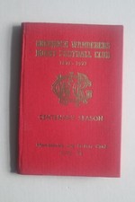Greenock Wanderers Rugby FC 1973-1974 Centenary Season Membership Fixture Card