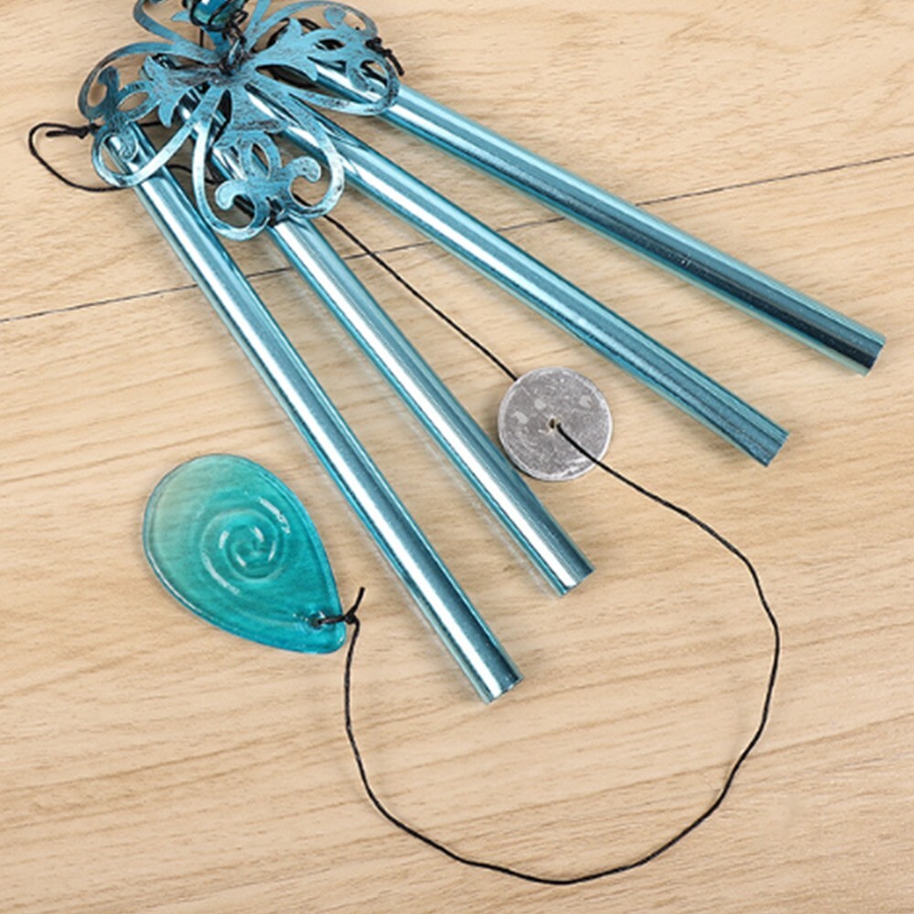 Owl Wind Chimes Wind Chime Outdoor Decorations Blue/yellow/green Spray