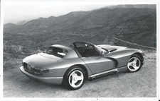 DODGE VIPER RT/10 1992 B/W PHOTOGRAPH
