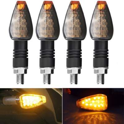 4PCS Motorcycle LED turn signals FOR Honda CB500F CB650F CB750F CB900F CBR1000F