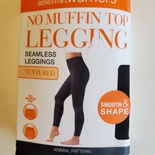 Size 4-6 Black Animal/Leopard Pattern Seamless Leggings New