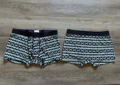 NEW MeUndies Blue Arrow Design Men Underwear Briefs LOT OF 2 Men s Size M