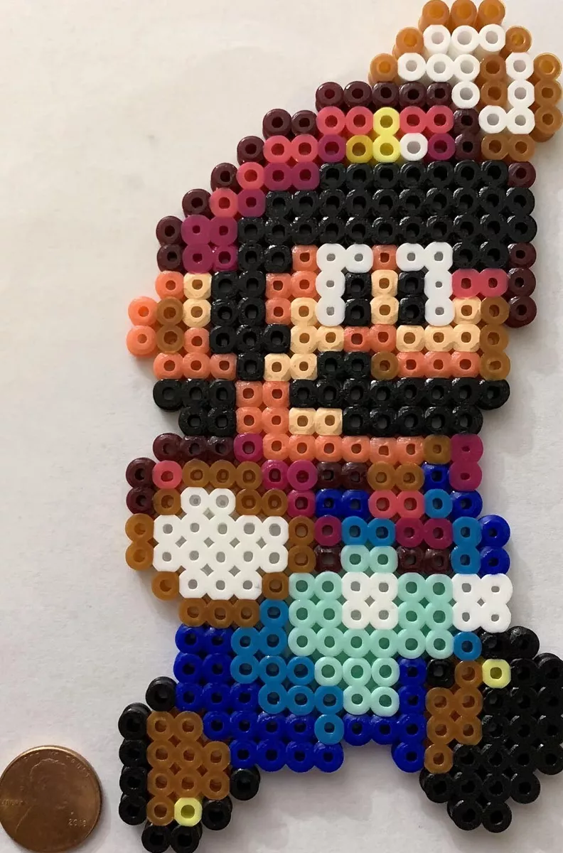 Mario Super Mario World Bead Sprite Perler Pixel Art Icon Retro Jumping  Nintendo