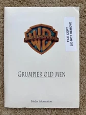 Grumpier Old Men 1995 Movie Press Kit W Photos Jack Lemmon, Walter Matthau