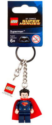 LEGO 853590 SUPERMAN Schlüsselanhänger DC Super Hero Super-Man mit Cape 6153631