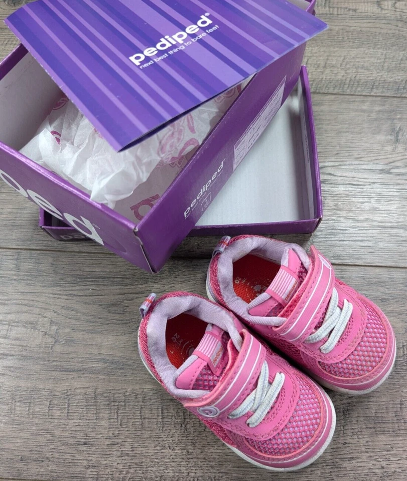 Tênis de chiclete roupa bebê menina PediPed tamanho 5 enigma - Imagem 4 de 4