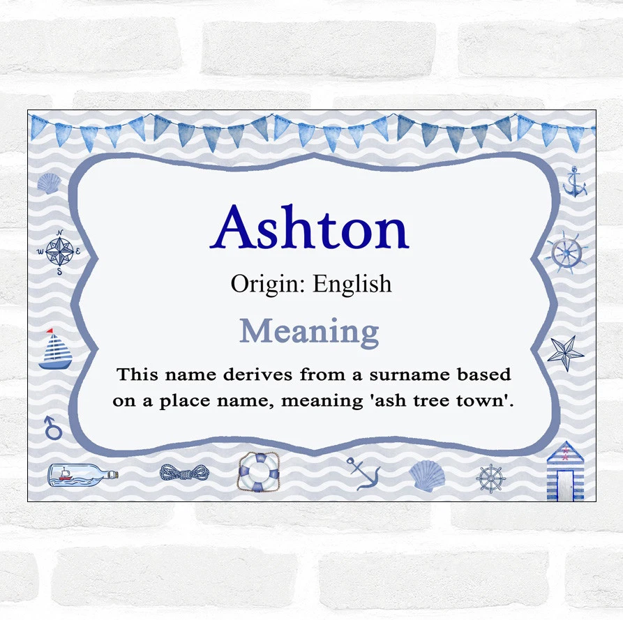 The Name Ashton