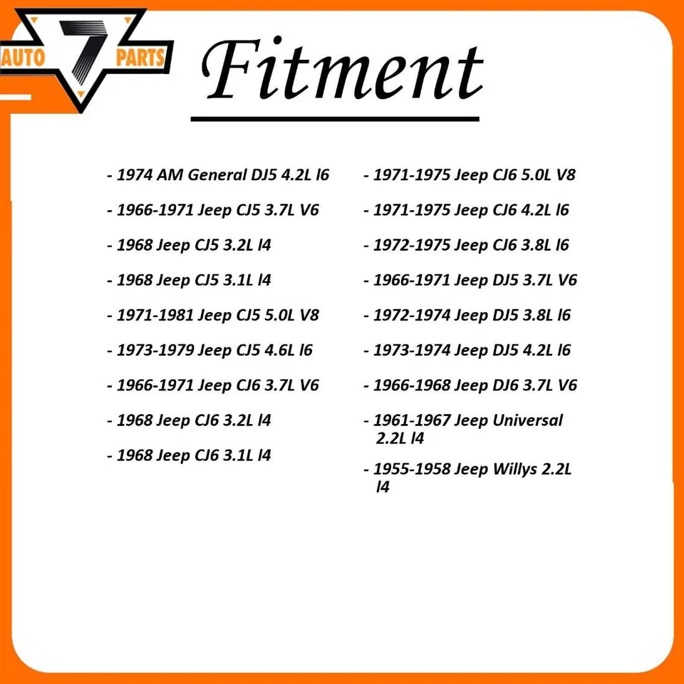 Amortiguadores traseros delanteros KYB OE para 1972 1973 1974 AM General DJ5 Foto 3 de 4