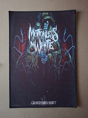 BACKPATCH / RÜCKENAUFNÄHER -- MOTIONLESS IN WHITE - GRAVEYARD SHIFT -- METALCORE