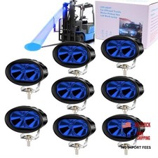 Forklift Light, Led Warning Safety Light,12V-80V 20W work light set 8PCS Blue