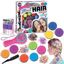 Hair Braiding Kit for Girls 8-12, FunKidz Handheld Hair Temporary Coloring Cl...
