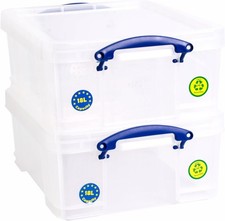 Really Useful Storage Box 18 Litre Pack of 2