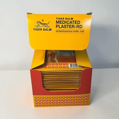 Tiger Balm Plaster Warm Small 7x10 cm. Pain Relief  24 Packs ( 48 Pads )New