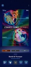BAMBI & THUMPER 2022 DISNEY TOPPS SLAM CONNECTIONS COLLECTION EPIC DIGITAL CARD!