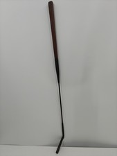 Vintage WE Harness Hickory Shaft Blade Golf Club Leather Wrapped Grip Putter