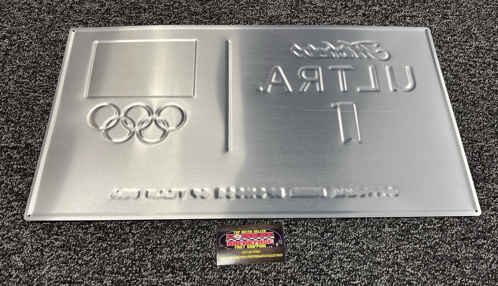 Michelob Ultra Olympics Team USA Sponsor Metal Beer Sign 24x13” Brand New In Box