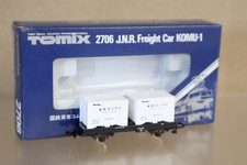 TOMIX 2706 JR JNR FREIGHT CAR FLAT WAGON 19 with CONTAINER LOAD KOMU-1 on