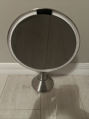 Simplehuman LED Sensor Mirror 5x Magnifying Mirror | ST3200 - 8'' Round FOR PARTS
