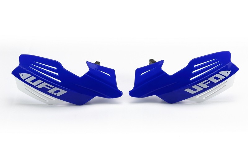 Protège-mains UFO Vulcan bleus pour éviter la casse des leviers