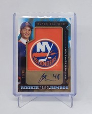 2025 Black Diamond Matthew Schaefer Rookie Team Logo Jumbos Auto #/49 #RTL-MS 2025 Black Diamond Matthew Schaefer Rookie Team Logo Jumbos Auto #/49 #RTL-MS