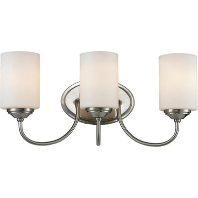 Z-Lite 434-3V-BN Cardinal 3 Light 19.25 inch Brushed Nickel Vanity Wall Light