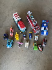 Huge Paw Patrol Lot Of Mixed Lot Of Vehicles Helicopters Fire Truck Rescue