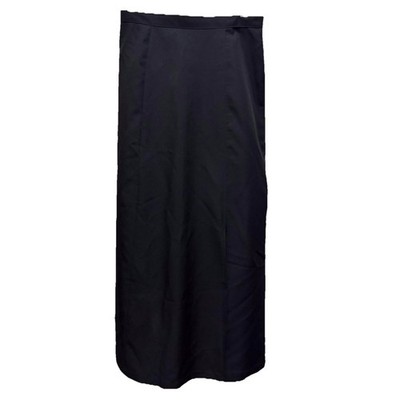 Vintage Skirt Womens 14 Long Black Maxi Side Slit Zip Ramm Styles Atlanta New
