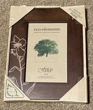 Eco Elements 4*6 Oak Wood Picture Frame Fetco Renewable Wood New