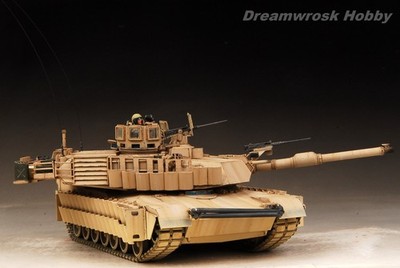 Award Winner Built Tamiya 1/35 M1A2 Abrams Tusk II Urban Survival kIt +Figures