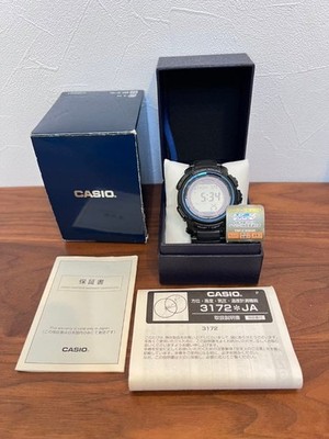 CASIO PROTREK PRW-2000Y schwarz blau Funk-Solaruhr aus Japan